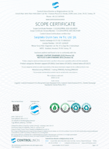 Sarpteks OCS and RCS scope certificate — 1