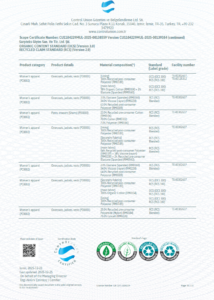 Sarpteks OCS and RCS scope certificate — 10